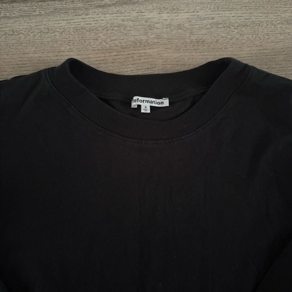 Asher Cropped Oversized Longsleeve Tee size S - Picture 6 of 8